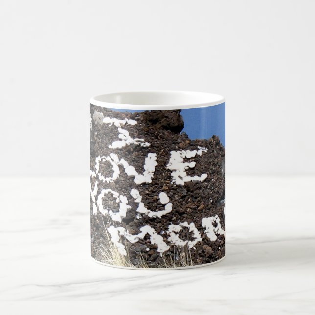 Jag älskar dig mer kaffemugg (Center)