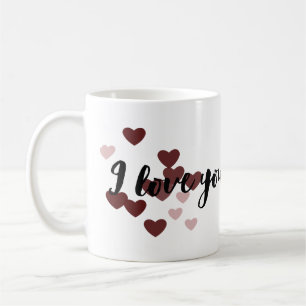 Jag älskar dig min älsklingar kaffemugg