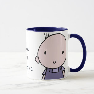 Jag älskar dig morfarmuggen mugg