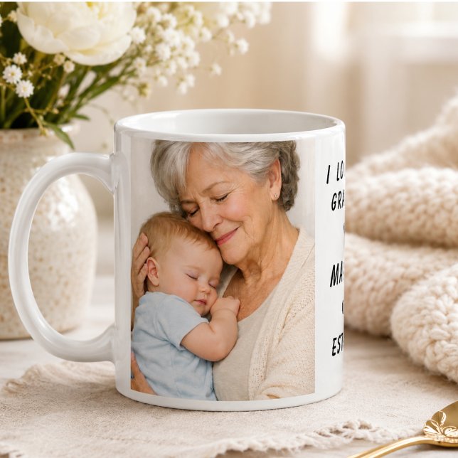 Jag älskar dig mormor mugg | Mormors dag (I Love You Grandma Mug | Grandparents Day)