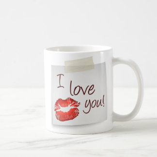 Jag älskar dig muggen kaffemugg