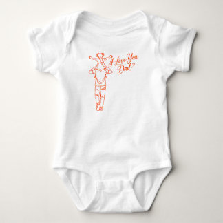 Jag älskar dig pappa Baby Bodysuit T Shirt