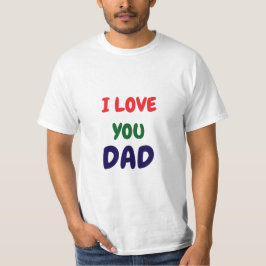 Jag älskar dig Pappa Elegant T Shirt