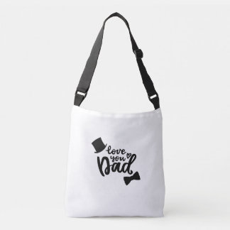 Jag älskar dig pappa Fars dag bodycross tote bag Axelväska