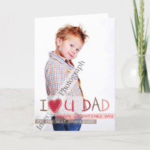 Jag älskar dig PAPPA Kort