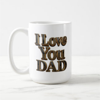 Jag älskar dig pappa-mugg – Premium fadersdagspres Kaffemugg