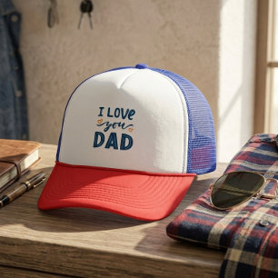 Jag älskar dig pappa rolig fadersdagsdesign keps