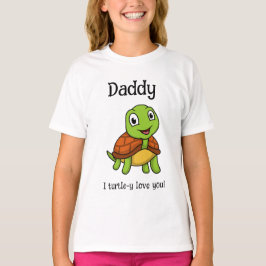 Jag älskar dig pappa så mycket! Söt fadersdags skö T Shirt