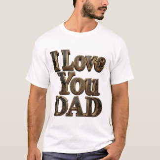 Jag älskar dig pappa t-shirt – Premium fadersdagsp