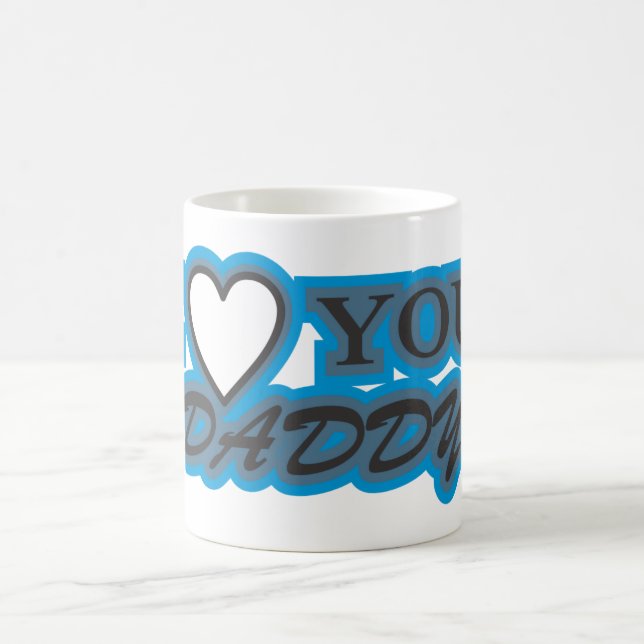 Jag älskar dig pappamuggen kaffemugg (Center)