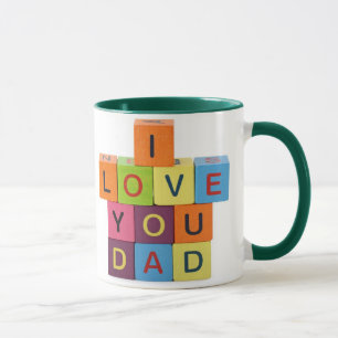Jag älskar dig pappamuggen mugg