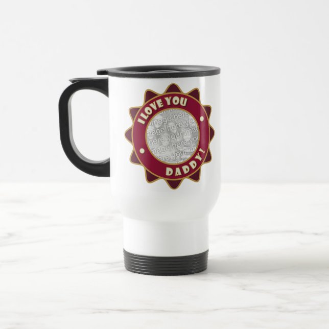 Jag älskar dig pappan! resemugg (Vänster)