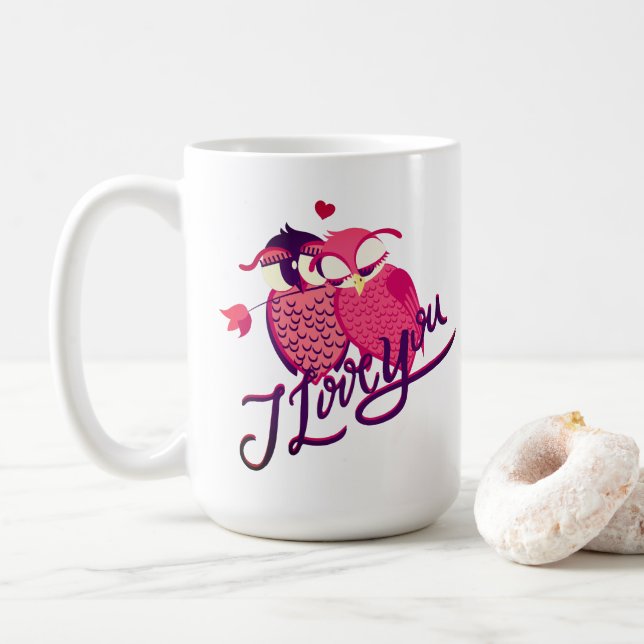 Jag älskar dig Partröja Kaffe Mugg (Med munk)