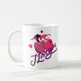 Jag älskar dig partröja kaffemugg