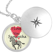 Jag älskar dig personifierade sebra