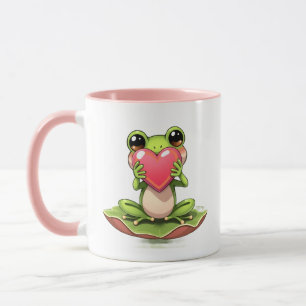 Jag älskar dig Personlig Chibi Padda Mugg
