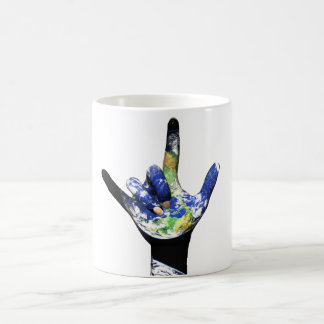 Jag älskar dig planetjordmuggen kaffemugg
