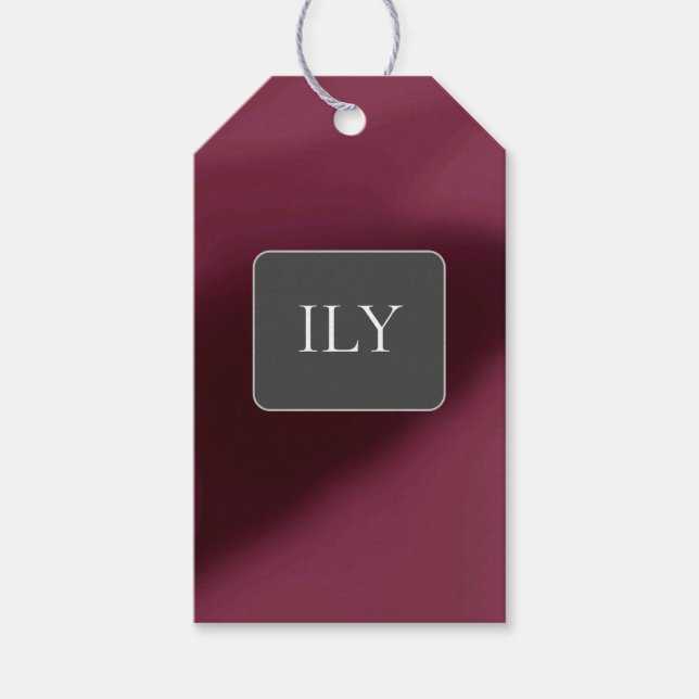 "Jag älskar dig" presentetikett (Framsidan)