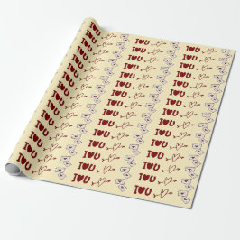 Jag älskar dig presentpapper