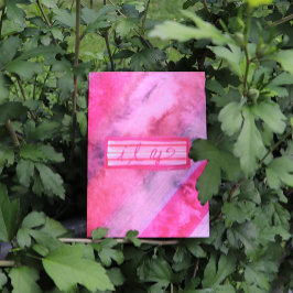 Jag älskar dig rosa ily alla hjärtans dag älskare kort