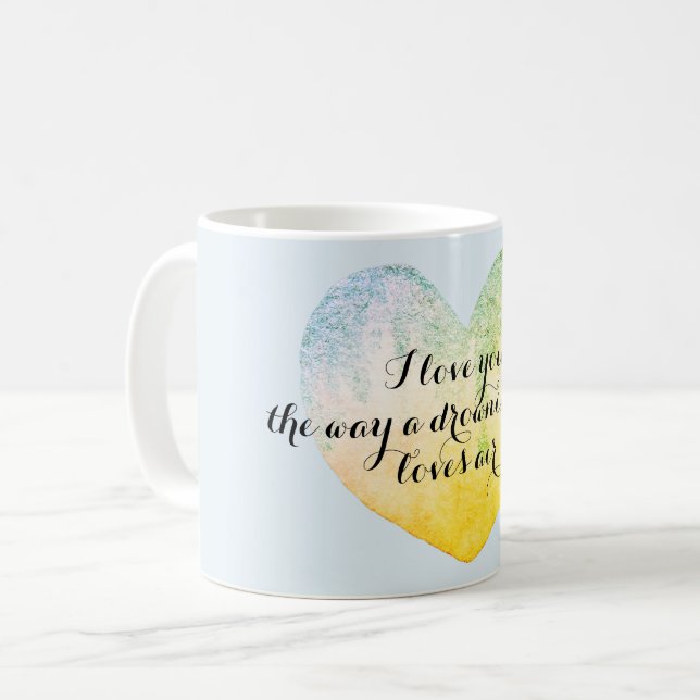 Jag älskar dig så kaffemugg (Framsida vänster)