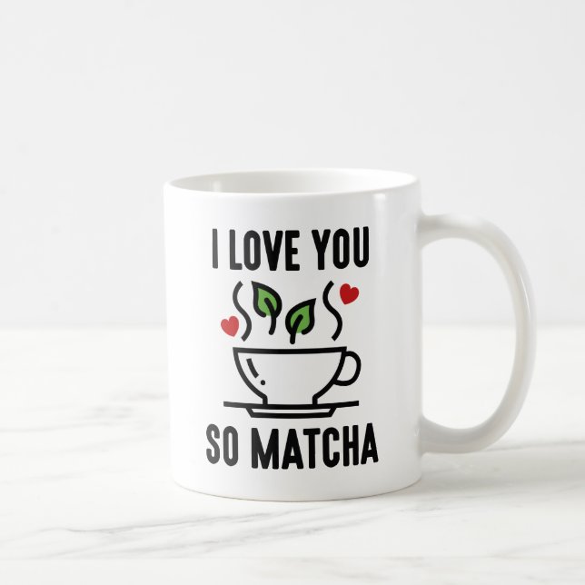 Jag älskar dig så mycket matcha kaffemugg (Höger)