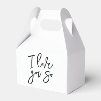 Jag älskar dig så presentlåda för fest