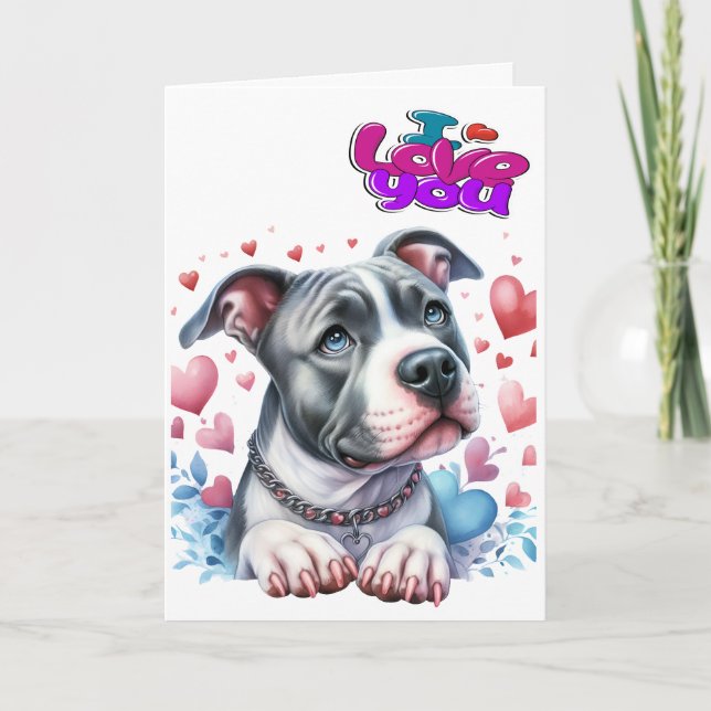 JAG ÄLSKAR DIG - Se Inuti . Kort (Framsida)