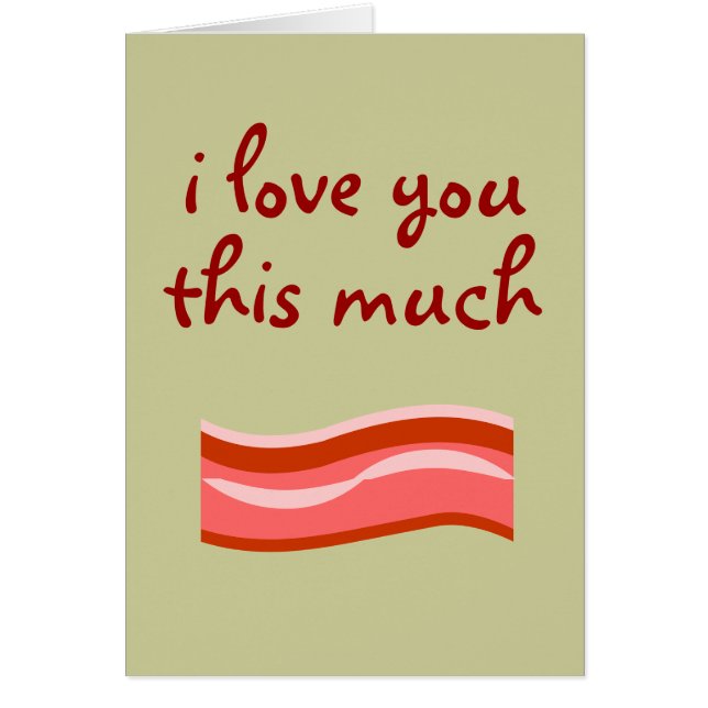 Jag älskar dig som är denna mycket hälsningskort (Framsidan)
