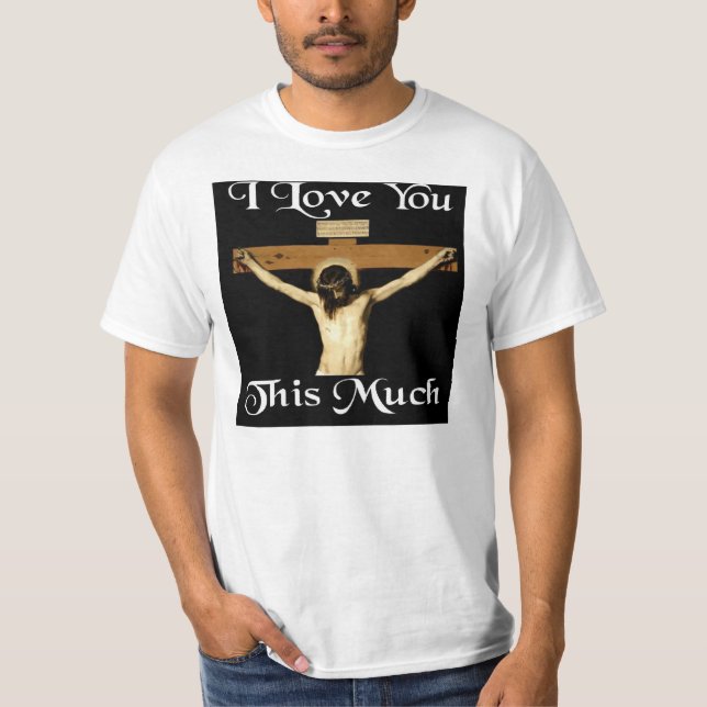 Jag älskar dig som är denna mycket tee (Framsida)