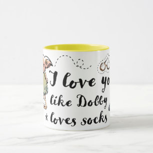 Jag älskar dig som Dobby älskar strumpor Mugg