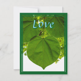 Jag älskar dig som träden älskar solen julkort