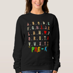 Jag älskar dig söt monster alfabet hej Pre K ESL T Shirt