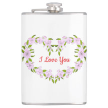 Jag älskar dig söta blommor