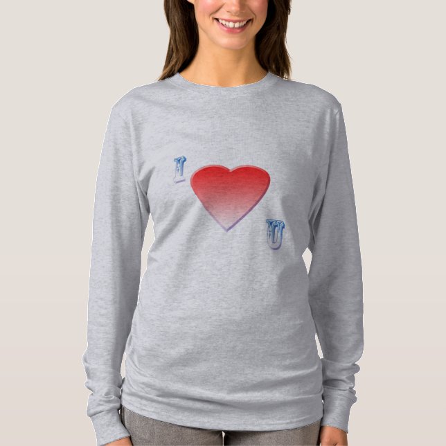 jag älskar dig t shirt (Framsida)