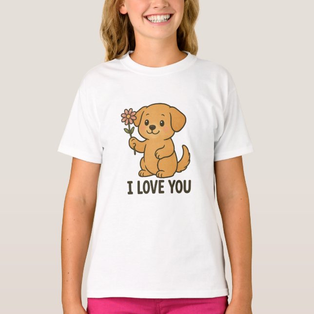 Jag älskar dig T-shirt (Framsida)