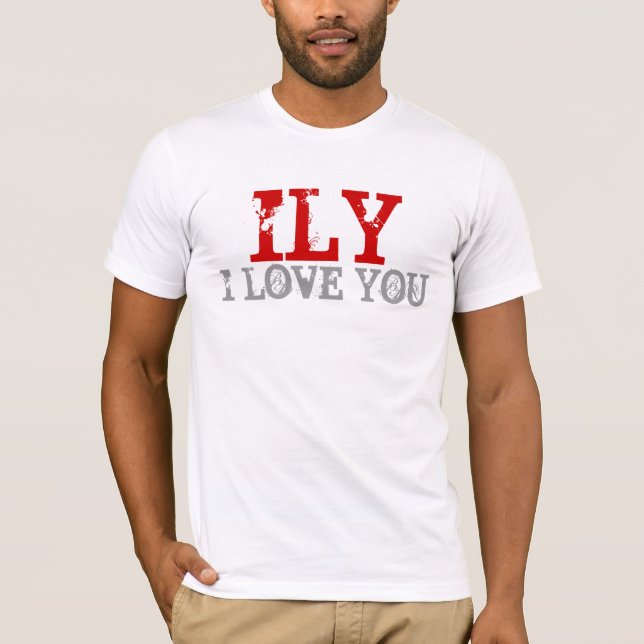 JAG ÄLSKAR DIG T-SHIRT (Framsida)