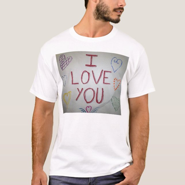 Jag älskar dig tee shirt (Framsida)