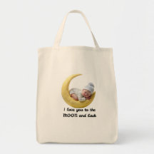 Jag älskar dig till månen och tillbaka T-shirt – B