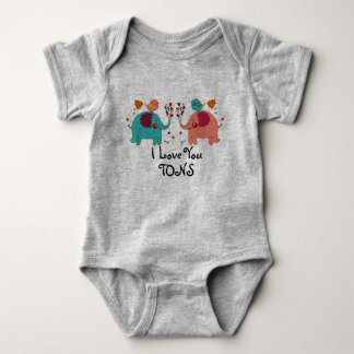 JAG ÄLSKAR DIG TONSbarnkläder - ELEFANTKÄRLEK T-shirt