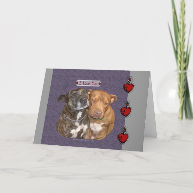 Jag älskar dig - var min? kort (Framsida)