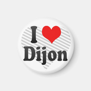 Jag älskar Dijon, frankrike. J'Ai L'Amour Dijon, Magnet