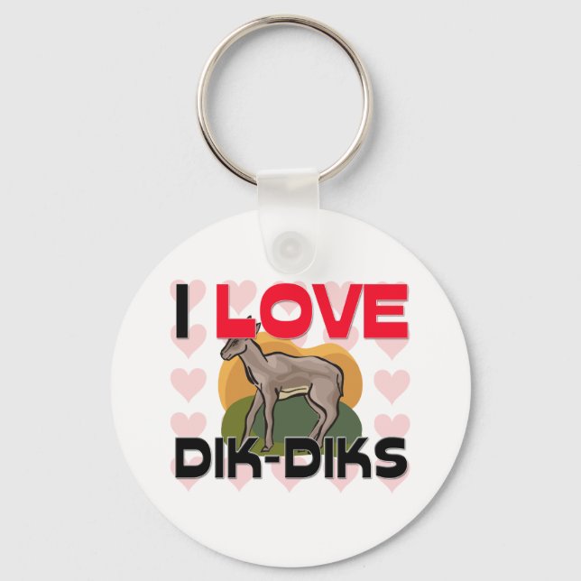 Jag älskar Dik-Diks Nyckelring (Framsida)