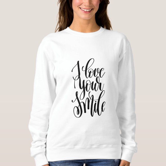 Jag älskar din leende t shirt (Framsida)