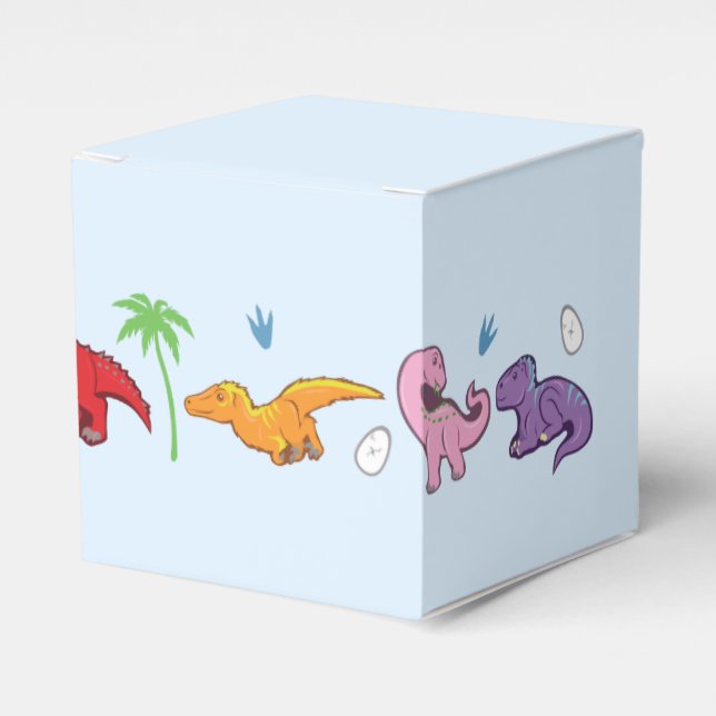 Jag älskar dinosaurier! (Söt) Presentaskar (Framsidan Sidan)