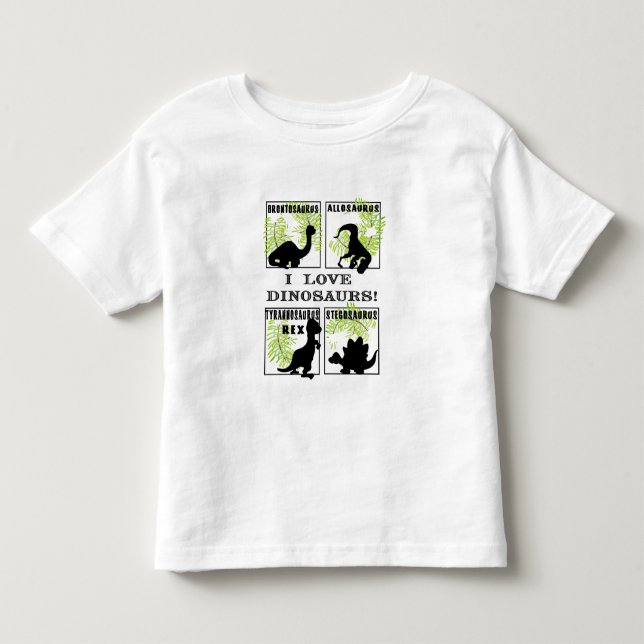 JAG ÄLSKAR DINOSAURS! TRÖJA (Framsida)