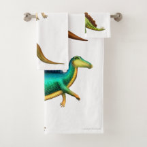 Jag älskar Dinosaursbadlakanuppsättningen