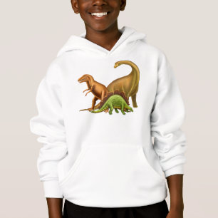 Jag älskar Dinosaursungehoodien Tee