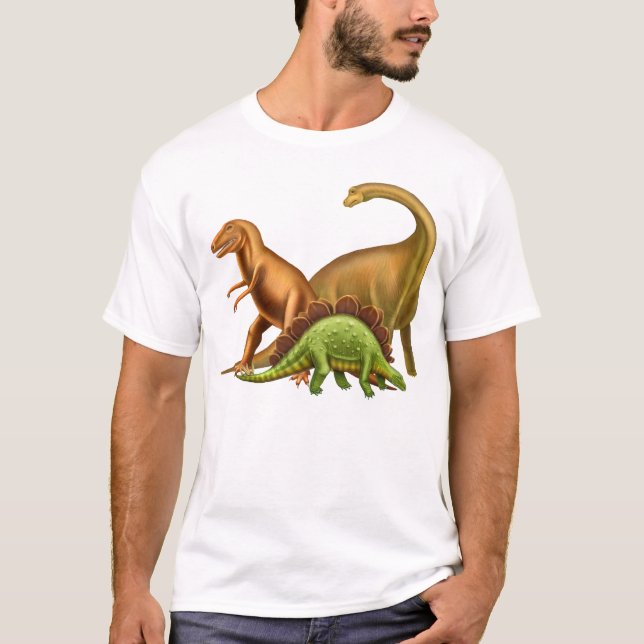 Jag älskar DinosaursvuxenT-tröja Tee (Framsida)