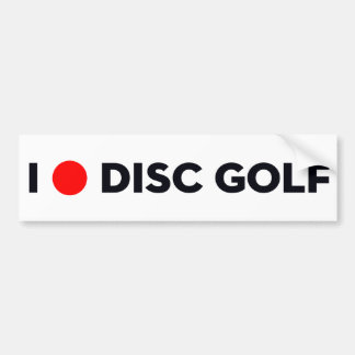 JAG ÄLSKAR DISKETTGOLFbildekalet Bildekal